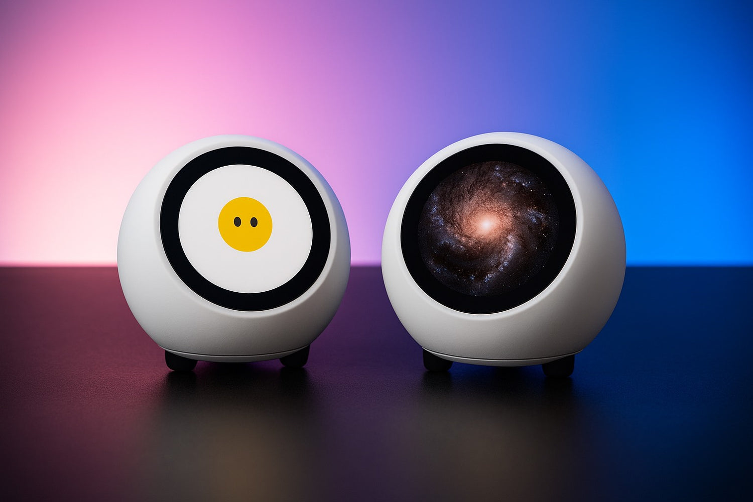 Réveil Intelligent LED avec Projecteur Galaxie – Lampe Décorative Design Moderne