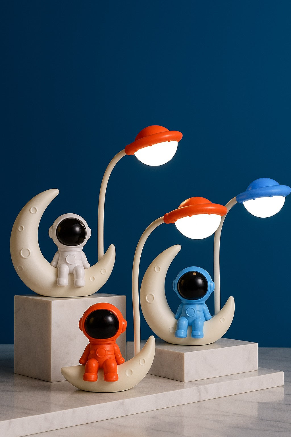 Veilleuse Astronaute sur la Lune – Lampe LED Design