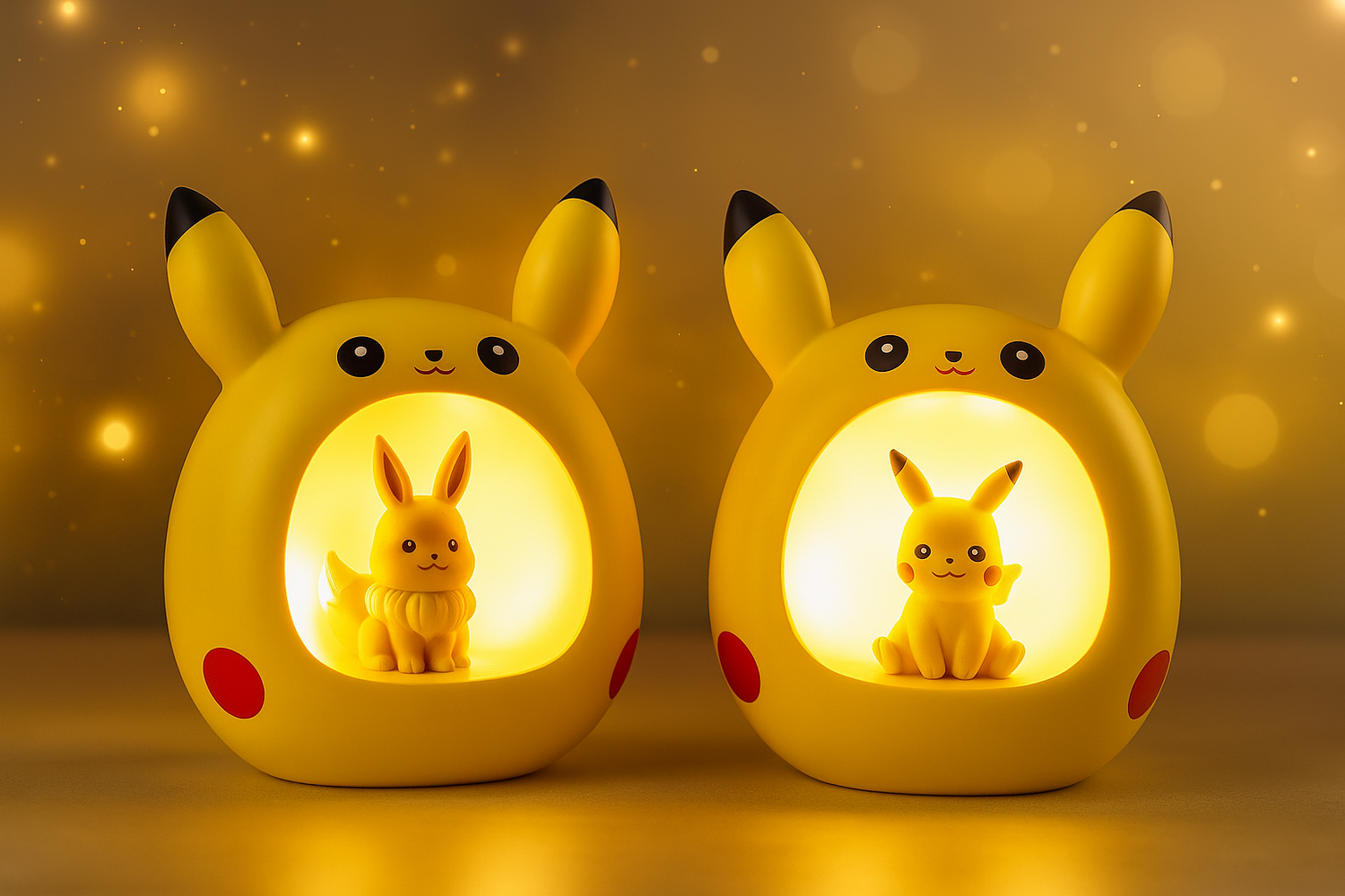 Veilleuse Pikachu Enfant – Lampe de Nuit Apaisante pour Chambre et Sommeil Doux