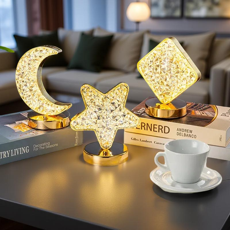 3D Crystal Decorative Lamp - Modern Elegance